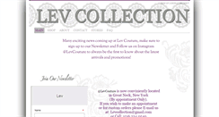 Desktop Screenshot of levcollection.com
